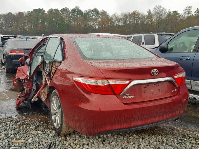 4T1BF1FK1GU612082 - 2016 TOYOTA CAMRY LE MAROON photo 3