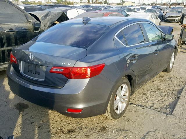 19VDE1F39DE007190 - 2013 ACURA ILX 20 GRAY photo 4