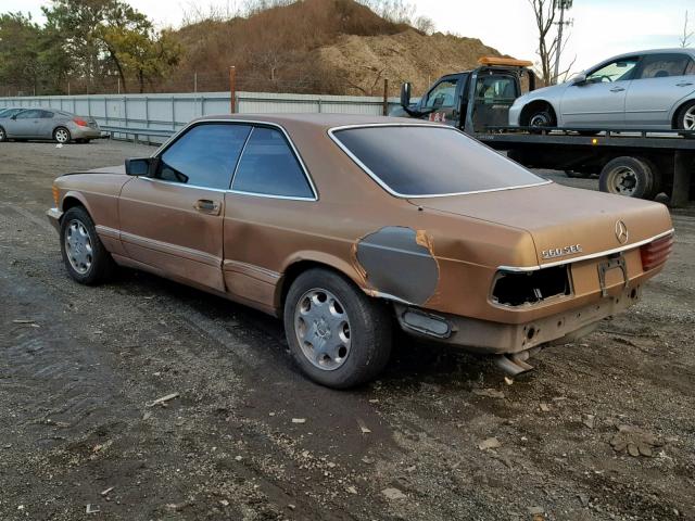 WDBCA45E9KA489662 - 1989 MERCEDES-BENZ 560 SEC BROWN photo 3