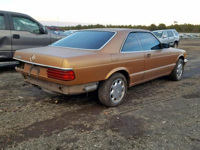 WDBCA45E9KA489662 - 1989 MERCEDES-BENZ 560 SEC BROWN photo 4