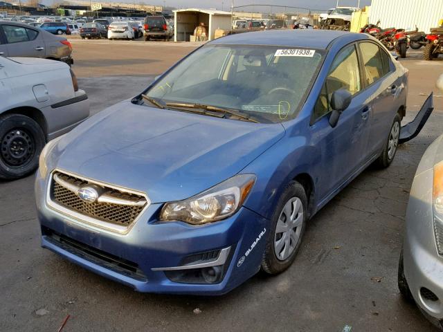 JF1GJAA64FH002290 - 2015 SUBARU IMPREZA BA BLUE photo 2