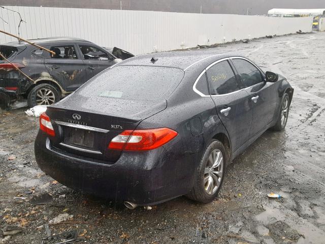 JN1BY1AR0DM600913 - 2013 INFINITI M37 X BLACK photo 4