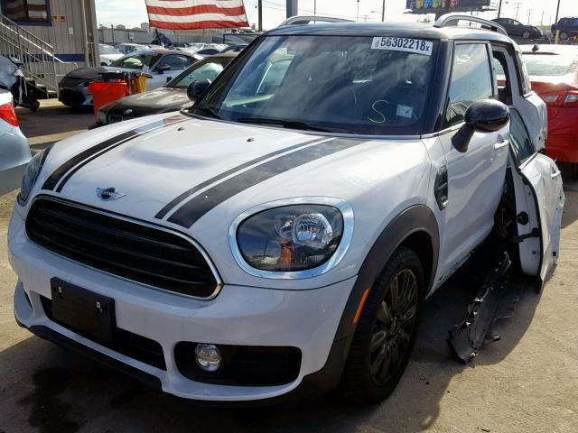 WMZYS7C37H3B62877 - 2017 MINI COOPER COU WHITE photo 2