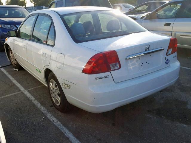 1HGEN26543L000187 - 2003 HONDA CIVIC GX WHITE photo 3