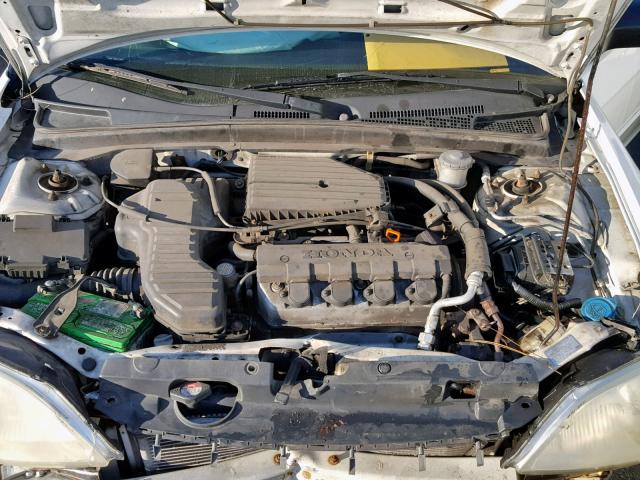 1HGEN26543L000187 - 2003 HONDA CIVIC GX WHITE photo 7