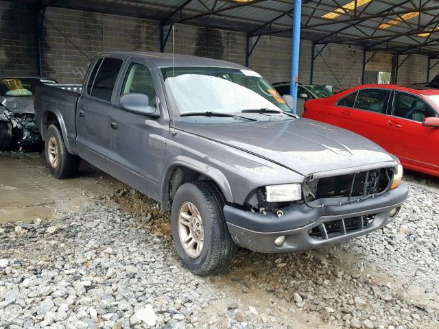 1D7HL38N43S190069 - 2003 DODGE DAKOTA QUA GRAY photo 1