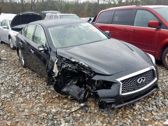 JN1EV7AP3JM591806 - 2018 INFINITI Q50 LUXE BLACK photo 1