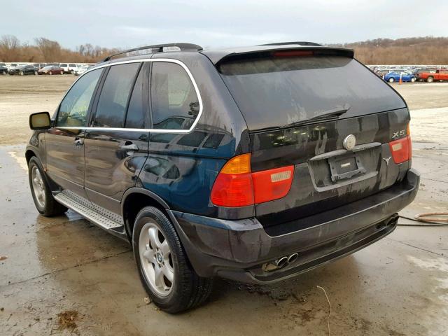 WBAFB33531LH26450 - 2001 BMW X5 4.4I BLACK photo 3