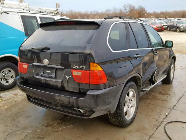 WBAFB33531LH26450 - 2001 BMW X5 4.4I BLACK photo 4