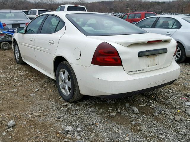 2G2WP552161122767 - 2006 PONTIAC GRAND PRIX WHITE photo 3