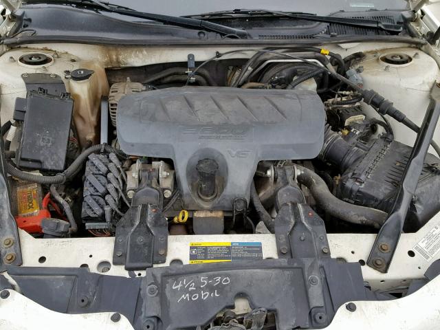 2G2WP552161122767 - 2006 PONTIAC GRAND PRIX WHITE photo 7