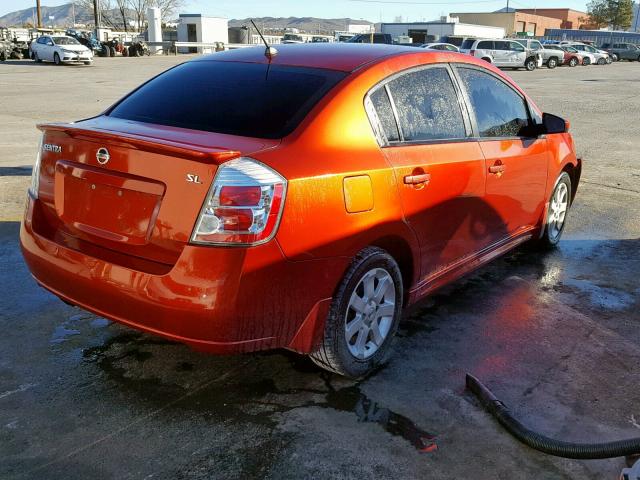 3N1AB6AP9AL707019 - 2010 NISSAN SENTRA 2.0 ORANGE photo 4