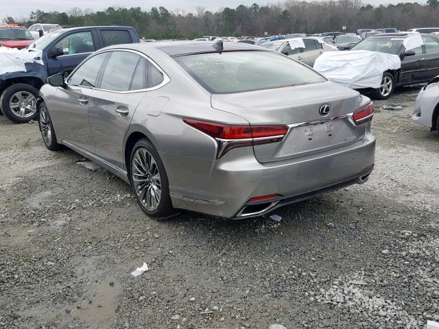 JTHB5LFFXJ5003448 - 2018 LEXUS LS 500 GRAY photo 3