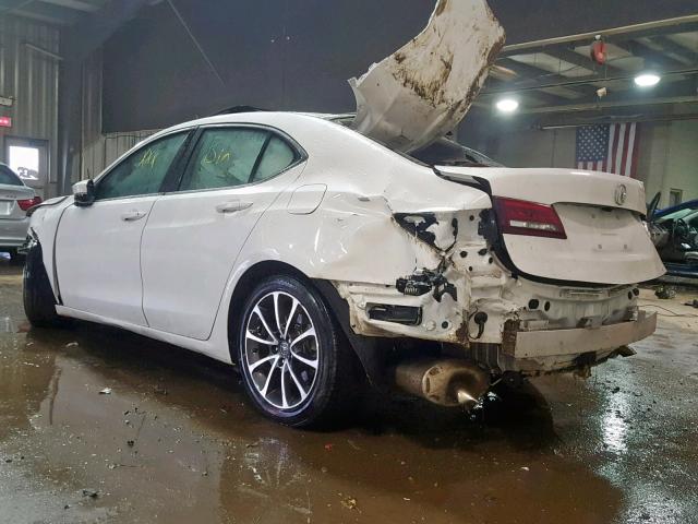 19UUB2F36HA006921 - 2017 ACURA TLX WHITE photo 3