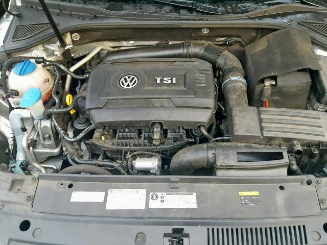 1VWAT7A31FC064338 - 2015 VOLKSWAGEN PASSAT S SILVER photo 7