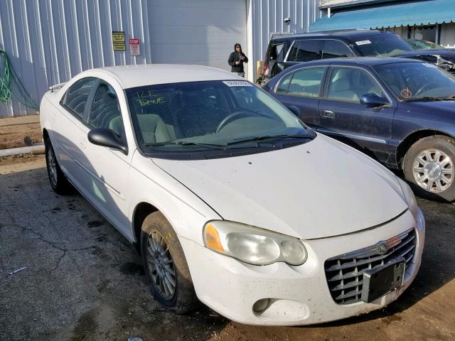 1C3EL56T64N167178 - 2004 CHRYSLER SEBRING LX WHITE photo 1