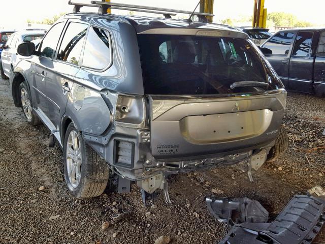 JA4AD3A38FZ014018 - 2015 MITSUBISHI OUTLANDER GRAY photo 3