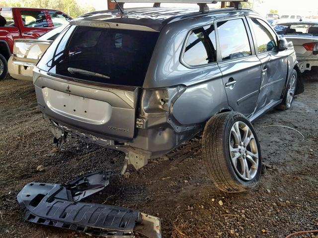 JA4AD3A38FZ014018 - 2015 MITSUBISHI OUTLANDER GRAY photo 4