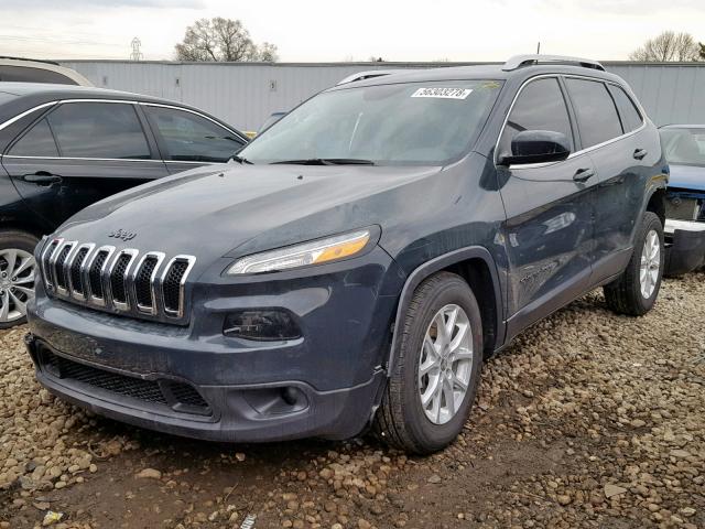 1C4PJMLB1JD575699 - 2018 JEEP CHEROKEE L BLUE photo 2