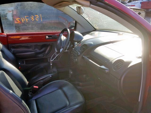 3VWRF31Y66M300446 - 2006 VOLKSWAGEN NEW BEETLE Qırmızı foto 5