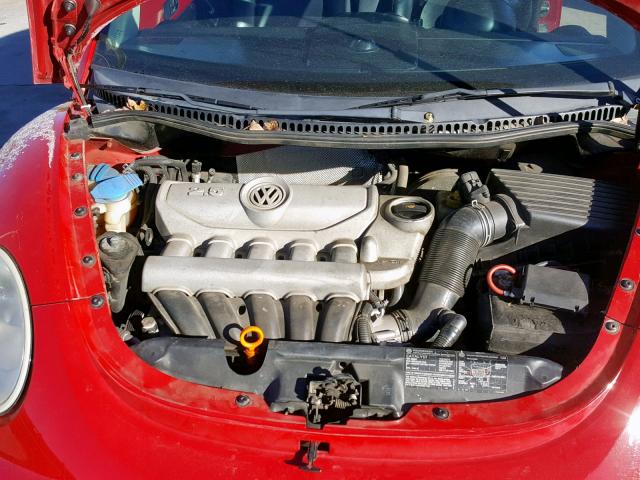 3VWRF31Y66M300446 - 2006 VOLKSWAGEN NEW BEETLE Qırmızı foto 7