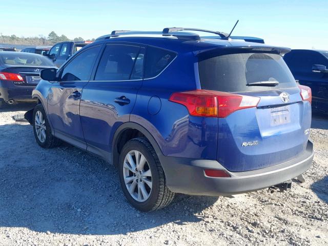 2T3DFREV5FW266644 - 2015 TOYOTA RAV4 LIMIT BLUE photo 3