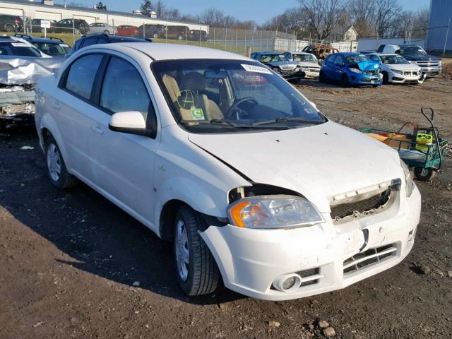 KL1TD56637B167792 - 2007 CHEVROLET AVEO BASE Ақ фото 1
