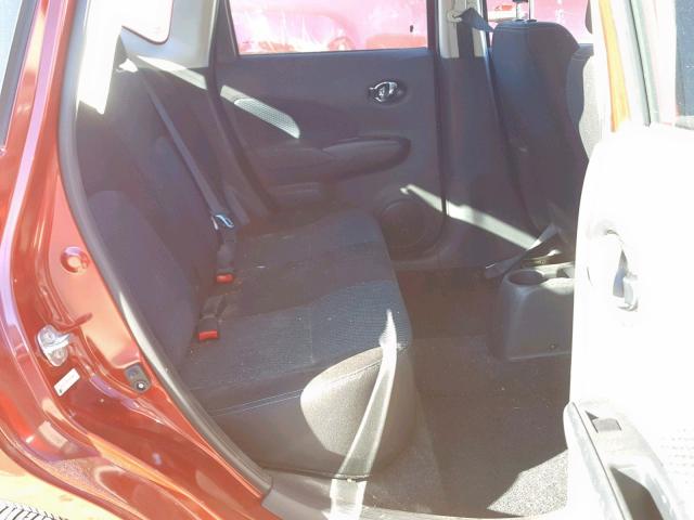 3N1CE2CP2JL364396 - 2018 NISSAN VERSA NOTE RED photo 6