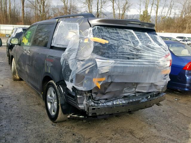 5TDKZ3DCXHS794521 - 2017 TOYOTA SIENNA LE SILVER photo 3