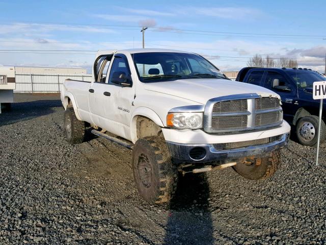 3D7KS28C85G719454 - 2005 DODGE RAM 2500 S WHITE photo 2