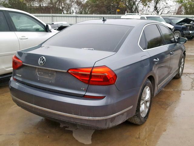 1VWAS7A35GC034232 - 2016 VOLKSWAGEN PASSAT S GRAY photo 4