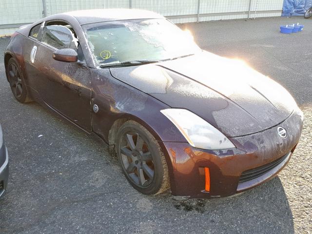 JN1AZ34D03T112876 - 2003 NISSAN 350Z COUPE BURGUNDY photo 1