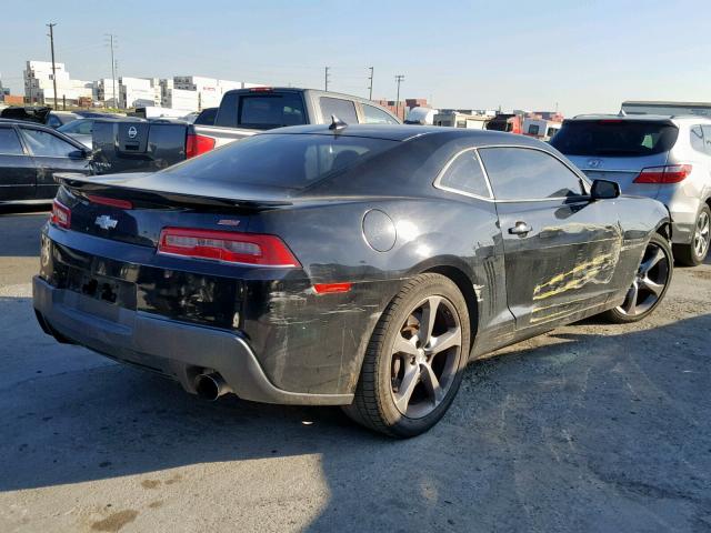 2G1FK1EJ1E9168800 - 2014 CHEVROLET CAMARO 2SS BLACK photo 4