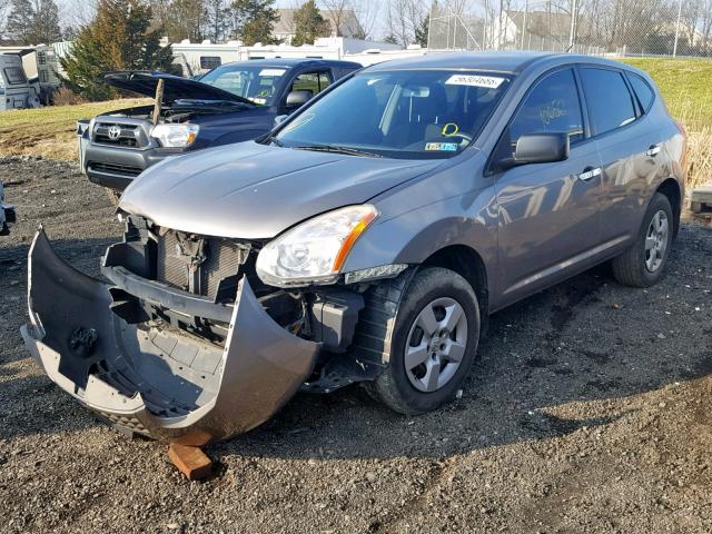 JN8AS5MV0AW608606 - 2010 NISSAN ROGUE S GRAY photo 2