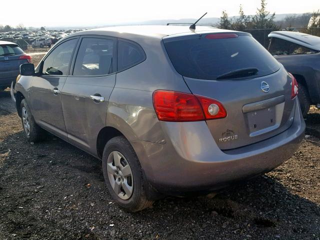 JN8AS5MV0AW608606 - 2010 NISSAN ROGUE S GRAY photo 3