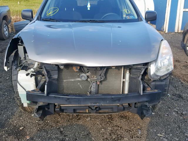 JN8AS5MV0AW608606 - 2010 NISSAN ROGUE S GRAY photo 9