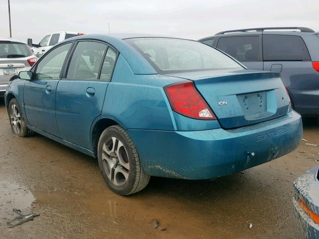 1G8AL52FX5Z164086 - 2005 SATURN ION LEVEL TEAL photo 3