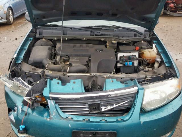 1G8AL52FX5Z164086 - 2005 SATURN ION LEVEL TEAL photo 7