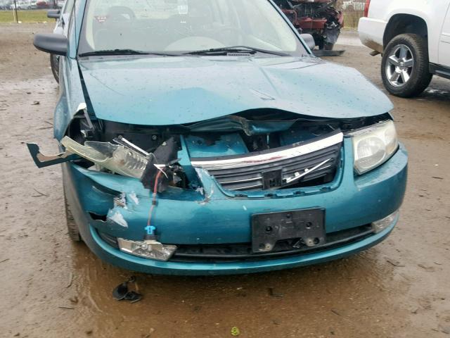 1G8AL52FX5Z164086 - 2005 SATURN ION LEVEL TEAL photo 9