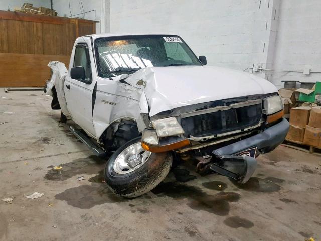 1FTYR10C3XPC09310 - 1999 FORD RANGER WHITE photo 1