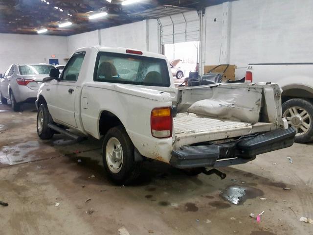 1FTYR10C3XPC09310 - 1999 FORD RANGER WHITE photo 3