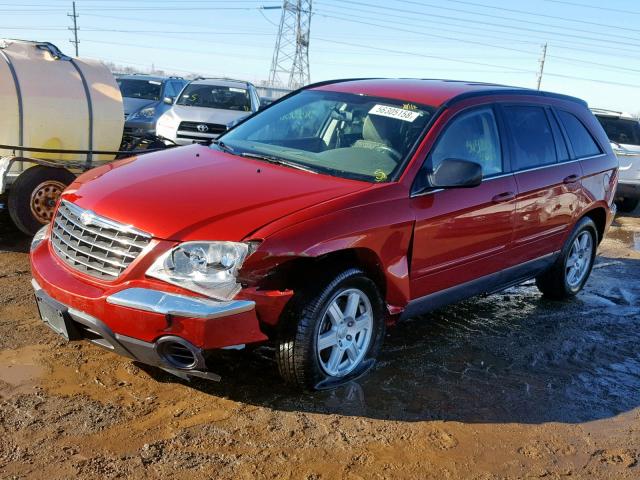 2A4GM68406R831536 - 2006 CHRYSLER PACIFICA T RED photo 2