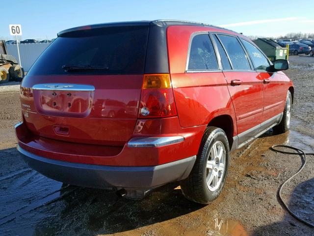 2A4GM68406R831536 - 2006 CHRYSLER PACIFICA T RED photo 4