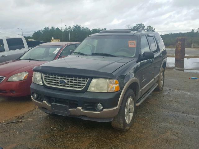 1FMZU64K74UA80076 - 2004 FORD EXPLORER E GREEN photo 2