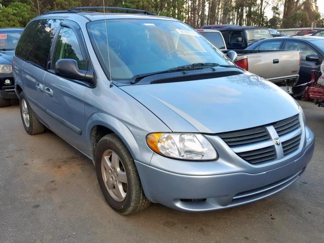 1D4GP45R15B240701 - 2005 DODGE CARAVAN SX BLUE photo 1