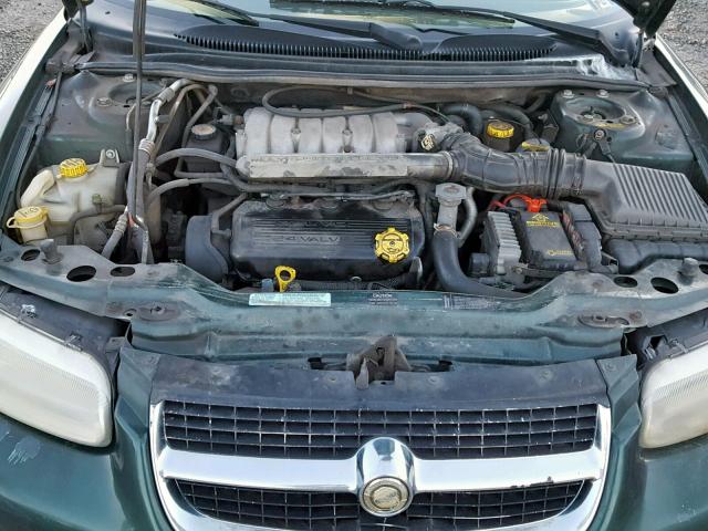 3C3EL55H6WT307097 - 1998 CHRYSLER SEBRING JX GREEN photo 7