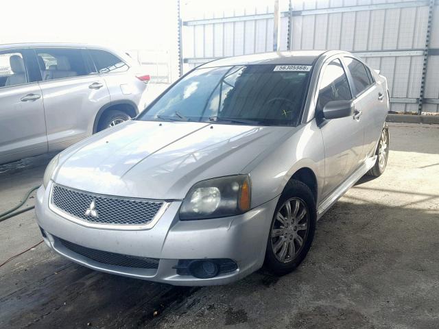 4A32B2FF0AE010863 - 2010 MITSUBISHI GALANT FE SILVER photo 2