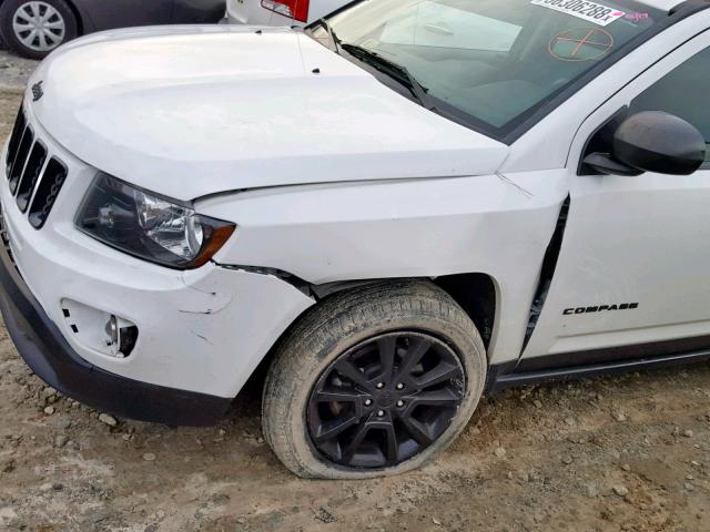 1C4NJDBB3FD366092 - 2015 JEEP COMPASS SP თეთრი ფოტო 9