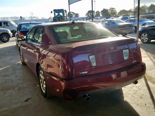 1G6DC67A050164403 - 2005 CADILLAC STS RED photo 3