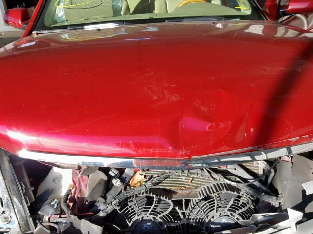 1G6DC67A050164403 - 2005 CADILLAC STS RED photo 7